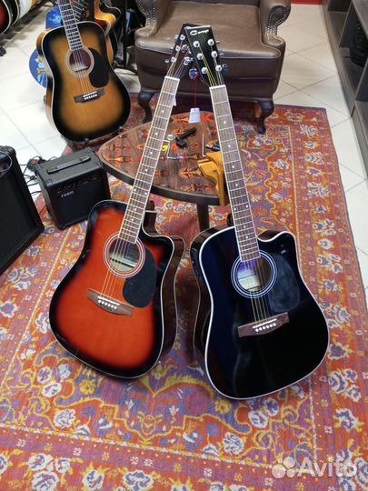 Гитары электроакустики новые Caraya