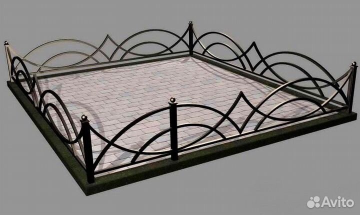 Оградка ритуальная