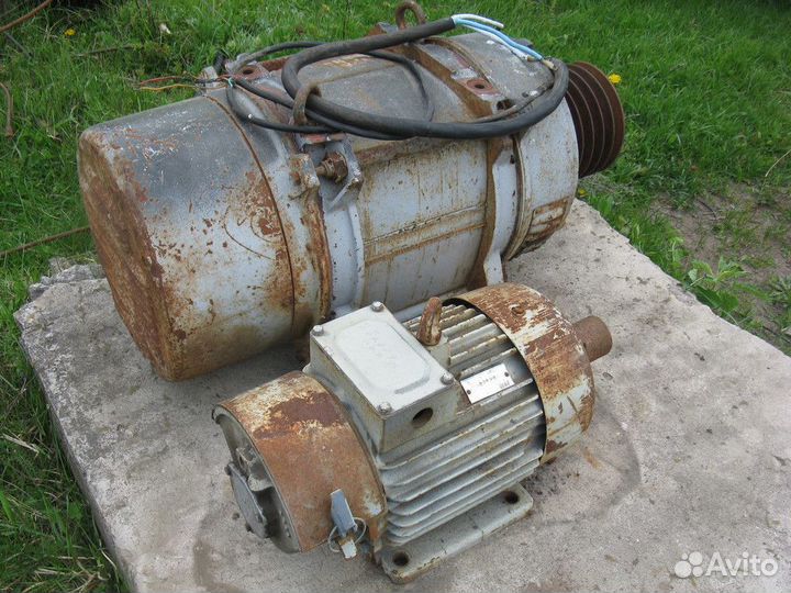 Электродвигатель синхронный, с фазным ротором