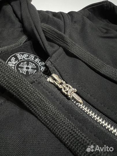 Зип худи Chrome hearts черные