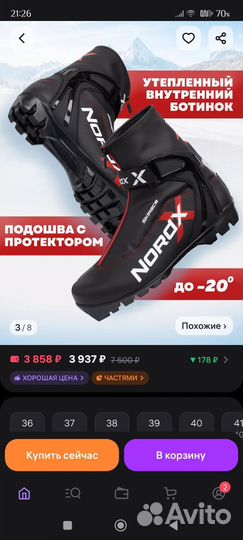 Лыжные ботинки