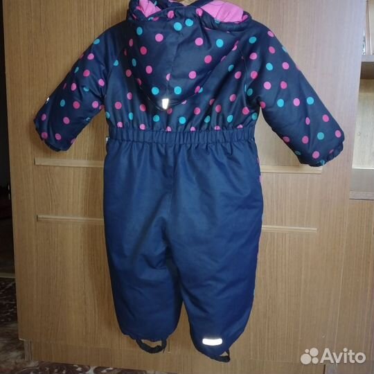 Зимний комбинезон для девочки 86