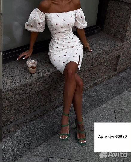 Платье мини новое