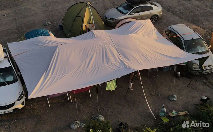 Тент 6x9м ткань Oxford 600