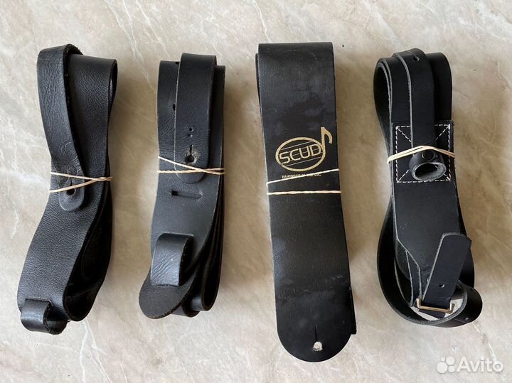 Кожаные гитарные ремни