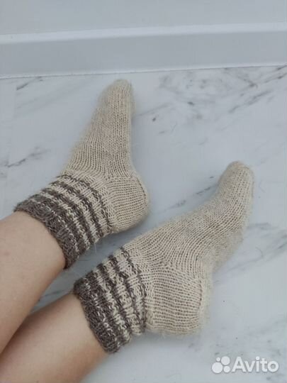 Носки из овечьей шерсти