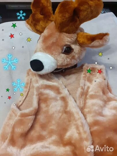 Новогодний барашек, оленёнок, дедушка