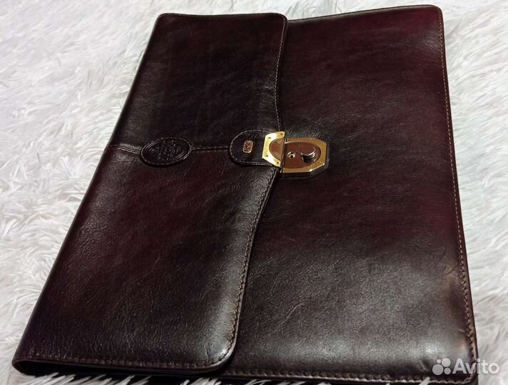 Папка для документов petek нат. кожа,ручная работа