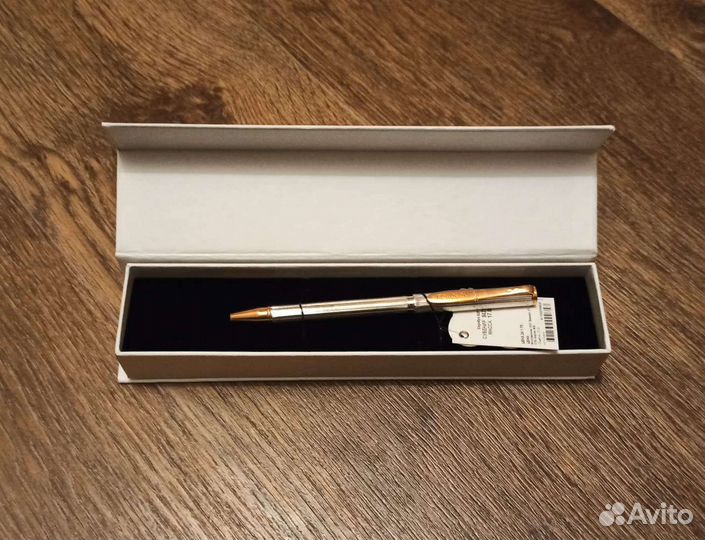 Ручка из серебра позолоченная