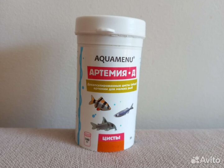 Корм для мальков Артемия Д