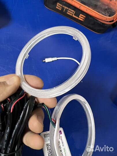 Ангельские глазки 90мм RGB