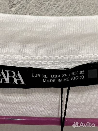 Zara новая футболка оригинал XL