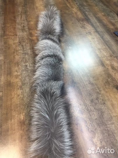 Опушка на капюшон чернобурка