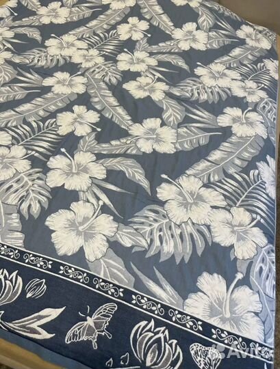 Покрывало хлопок/полулен 200*230 см 2-сторонне