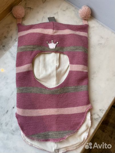 Шапка шлем kivat зима для девочки