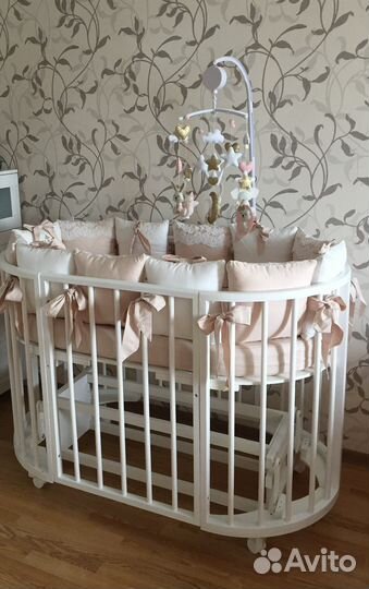 Бортики для детской кроватки