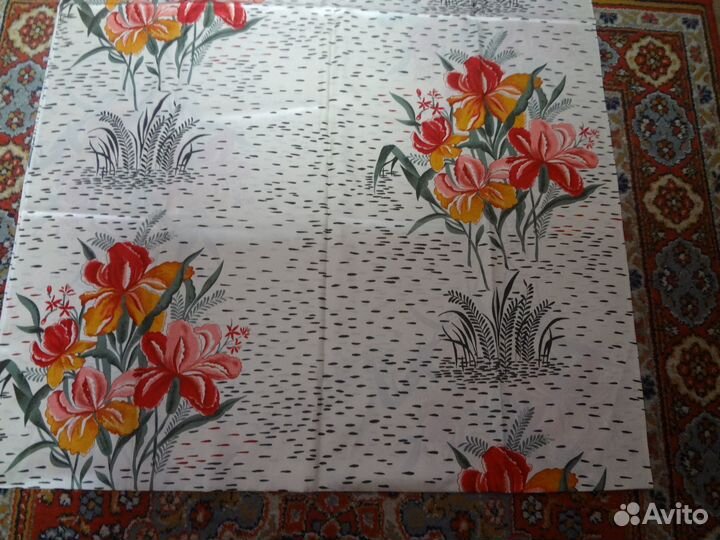 Отрезы ткани СССР шелк