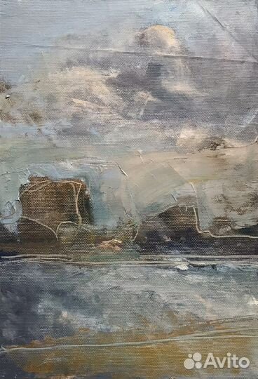 Картина маслом на холсте пейзаж