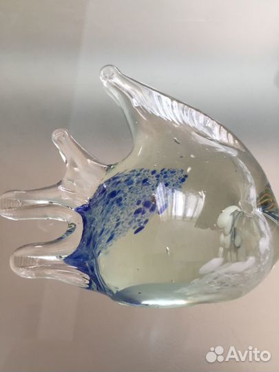 Хрусталь цветной Рыбка Bohemia Чехия