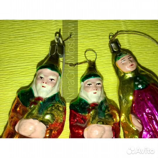 26 старинных елочных игрушек. Каталог. Редкие СССР