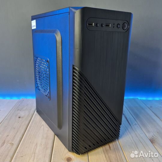 Игровой пк Intel Core i5-4670/16гб/SSD/HDD/GTX1050