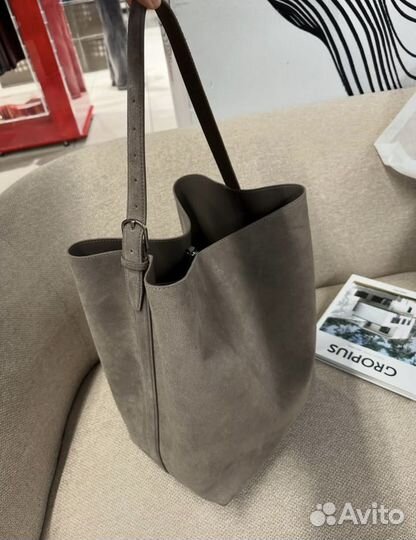 Сумка shopper замша