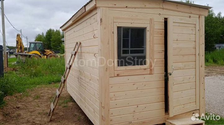Бытовка деревянная утепленная с электрикой