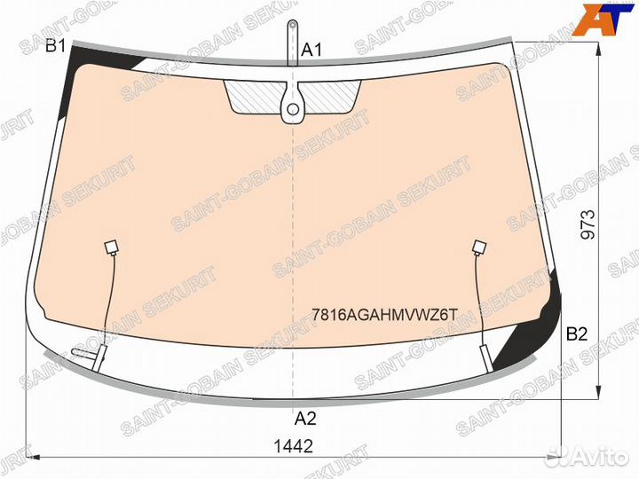 Лобовое стекло на Skoda Octavia A7 13-20г