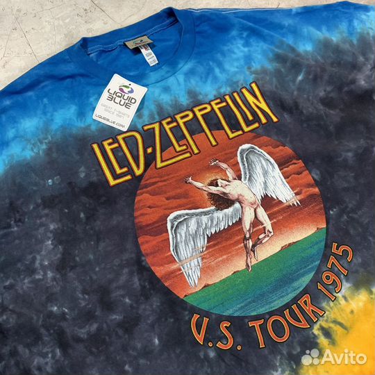 Футболка Liquid Blue LED Zeppelin (новая)