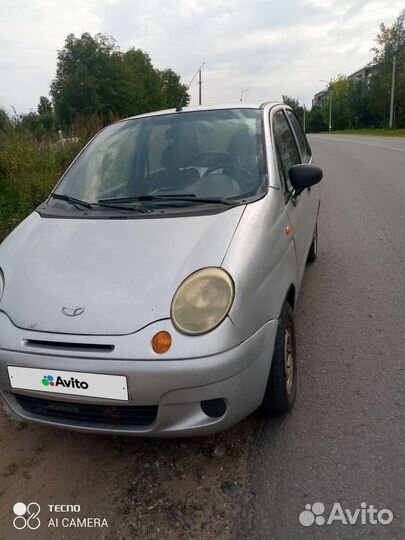 Daewoo Matiz 0.8 МТ, 2012, 100 650 км