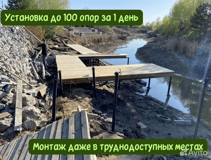 Сваи винтовые метталические