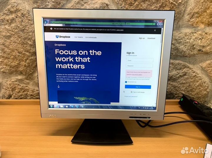 Монитор AOC 172S 17 дюймов