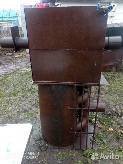 Печь банная с баком