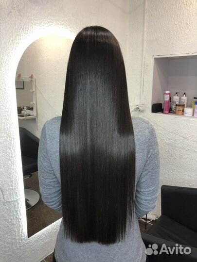 Кератиновое выпрямление волос