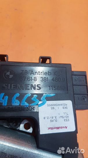 Мотрчик люка на BMW X5 E53