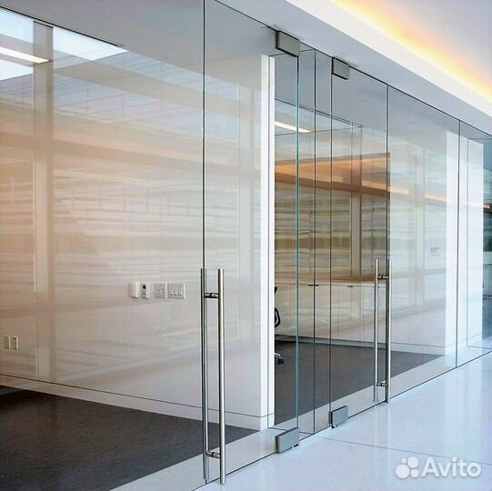 Стеклянная дверь от производителя