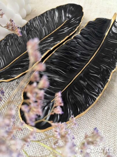 Набор тарелок из эпоксидной смолы