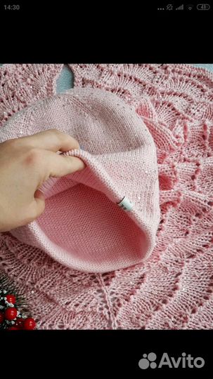 Комплект шапка и бактус