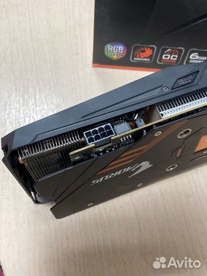 Видеокарта Gigabyte GV-N1060aorus-6GD 6gb