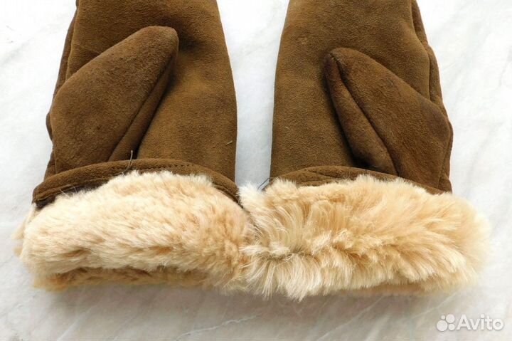 Рукавицы варежки зимние меховые советские б/у