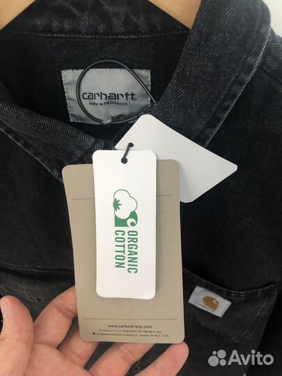 Джинсовая рубашка carhartt