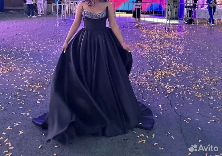 Вечернее платье в пол 42-46, с корсетом