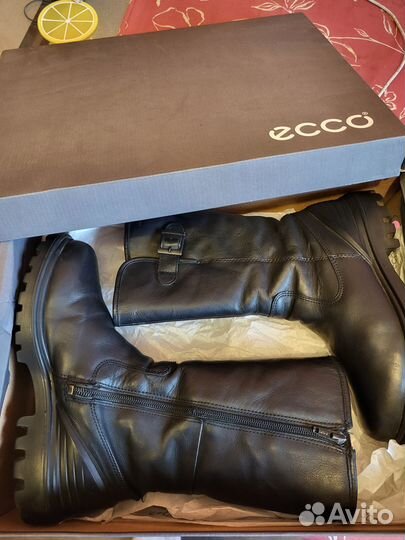 Зимние сапоги ecco для девочки