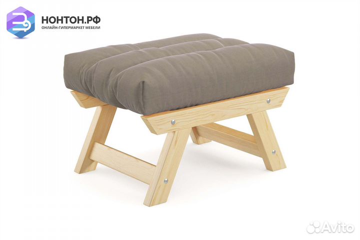 Пуф Амбер бежевый