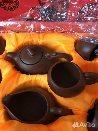 Новый китайский набор для чая с молочником