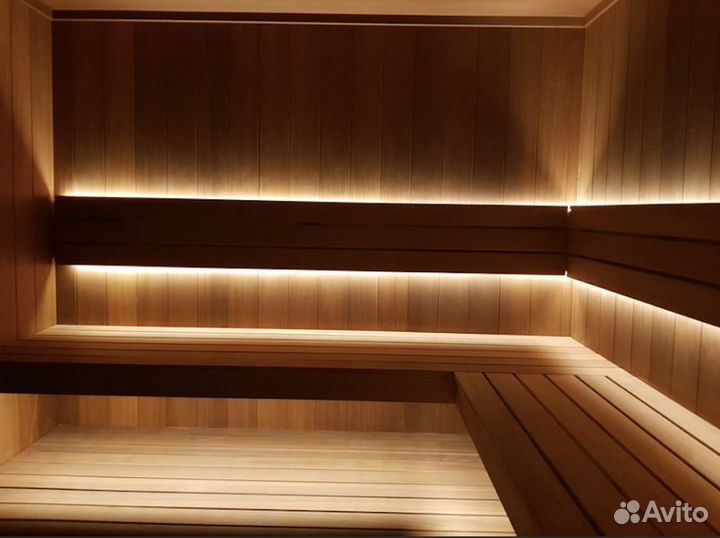 Готовая подсветка сауны