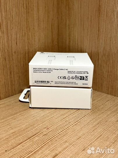 Кабель Apple USB-C Charge Cable плетёный 1m 60w