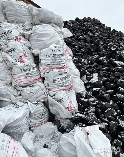 Уголь дпк в мешках и навалом