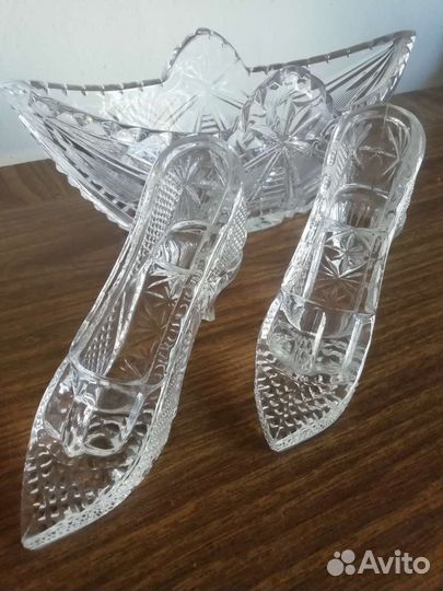 Ваза хрустальная большая СССР