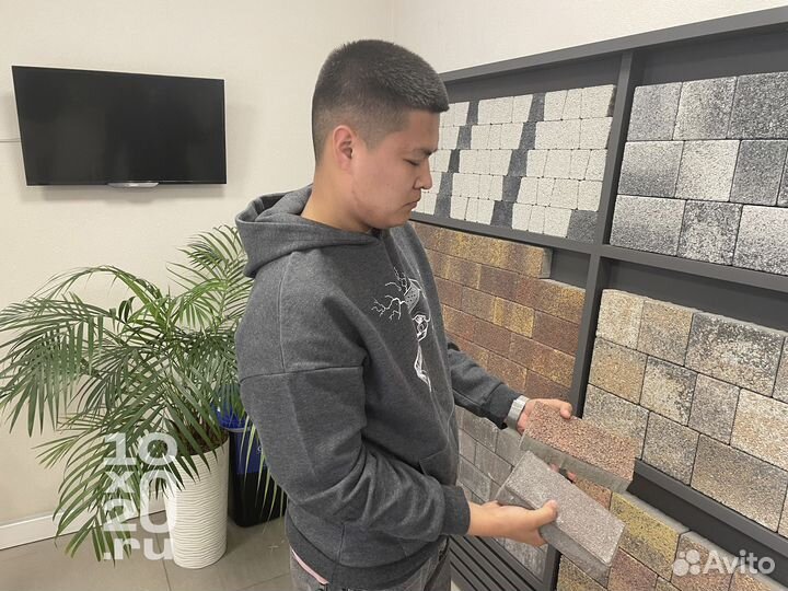 Тротуарная плитка, брусчатка, бордюры под ключ